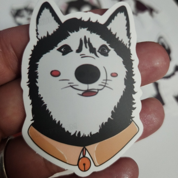 ♠️10/$10♠️ Adorable Husky Stickers - Picture 4 of 5